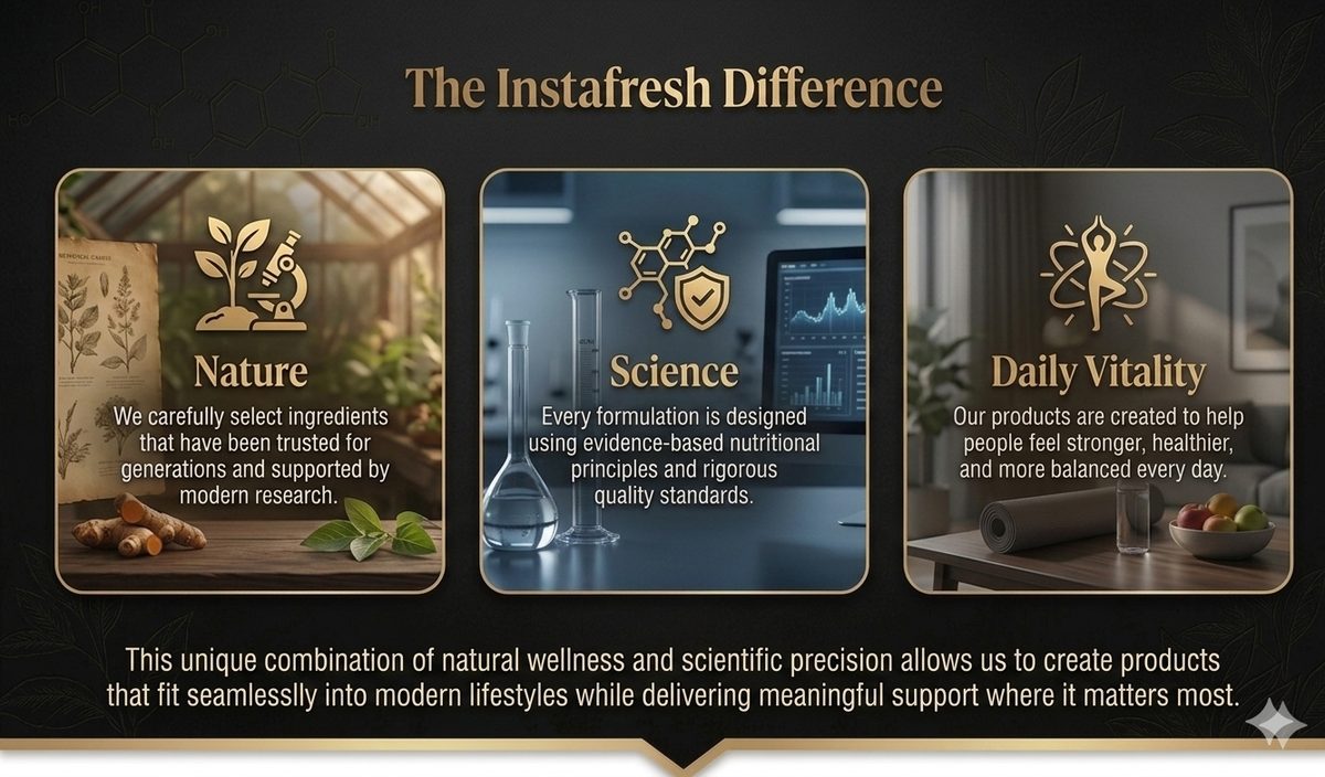 The Instafresh Difference — Nature, Science, Daily Vitality